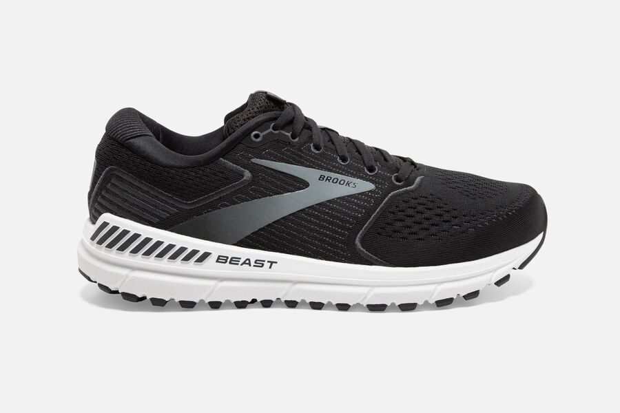 Brooks Beast \'20 Road Löparskor Herr - Svarta/Grå - 1695-FCOUB